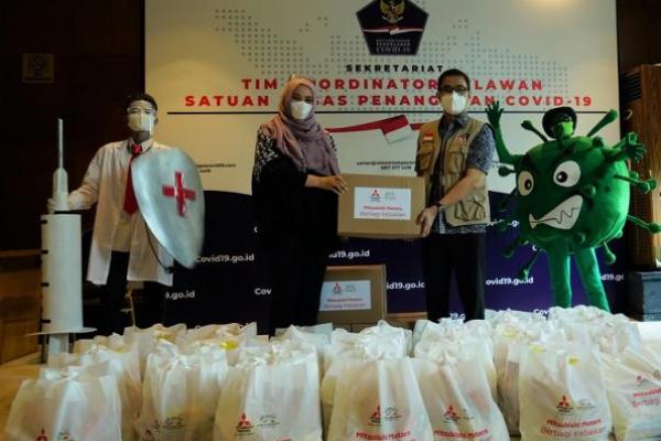 MMKSI Donasikan Puluhan Wastafel Portable dan 5.000 Masker