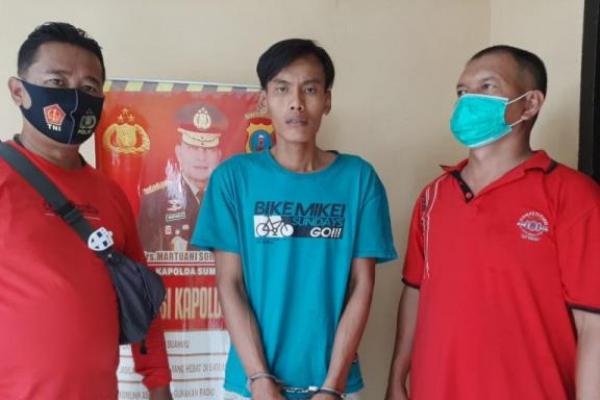 Sempat Buron, "Iwan Lecit" Pelaku Curas Berhasil Diciduk  Polsek Perbaungan