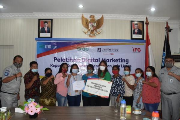 Jasa Raharja-IFG Gandeng Grab Food Beri Diklat Digital Marketing bagi Kaum Perempuan