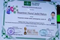 Pesantren Nurul Jadid Dapat Penghargaan Penerapan Protokol Covid-19 Terbaik