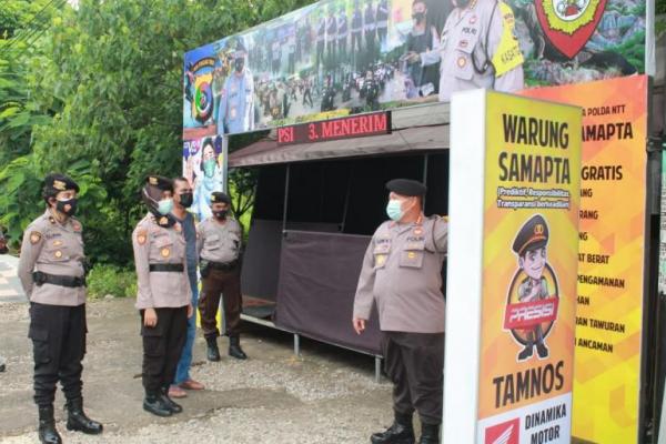 Beri Pelayanan Cepat, Polda NTT Buka Warung Samapta