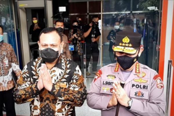 Sowan ke KPK, Kapolri Ucapkan Hari Pers Nasional: Media Sarana Pencerdas Bangsa
