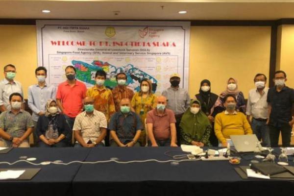 Alami Peningktan Implementasi Biosekuriti, Singapura Apresiasi PT Indotirta Suaka 