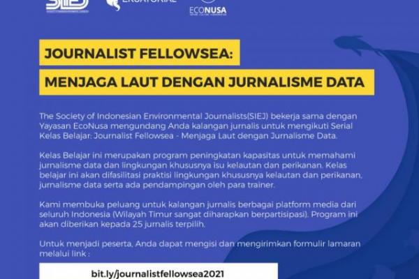 Journalist Fellowsea 2021 Menjaga Laut dengan Jurnalisme Data