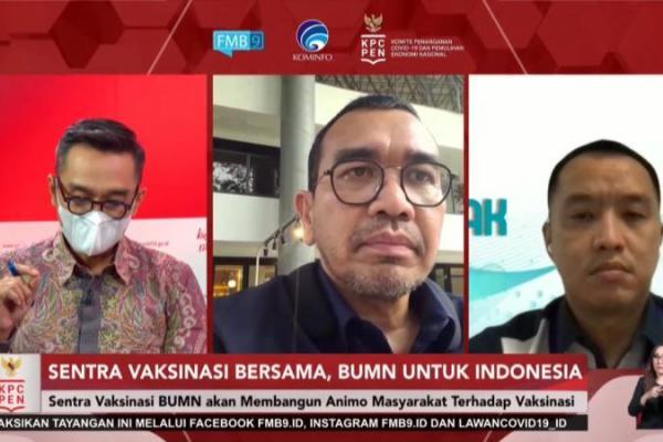 Tingkatkan Animo Lansia Divaksinasi, Sentra Vaksinasi BUMN terus Tingkatkan Pelayanan
