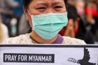 Ratusan Orang dari Komunitas Myanmar Kecam Kudeta Lewat Lagu Perjuangan