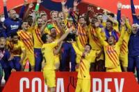 Barca Berhasil Jawara Copa del Rey setelah Tumbangkan Atletico 4-0