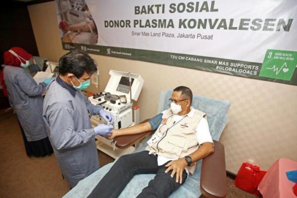  Saleh Husin Donorkan Plasma Konvalesen untuk Bantu Pasien Covid-19