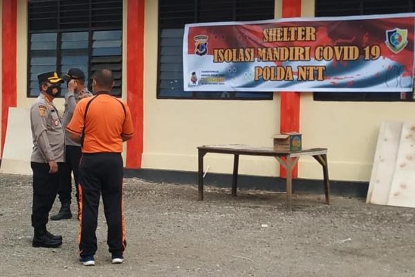Polda NTT menyiapkan 1 barak di Sekolah Polisi Negara (SPN) Kupang sebagai tempat karantina bagi pasien Covid-19 kategori sedang.