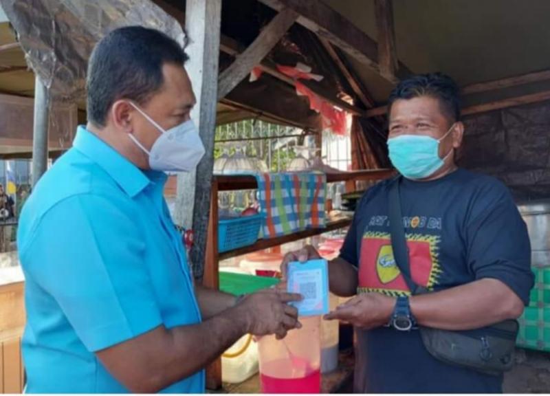 Pembayaran Non Tunai QRIS Bank NTT untuk Pedagang Pasar Kasih