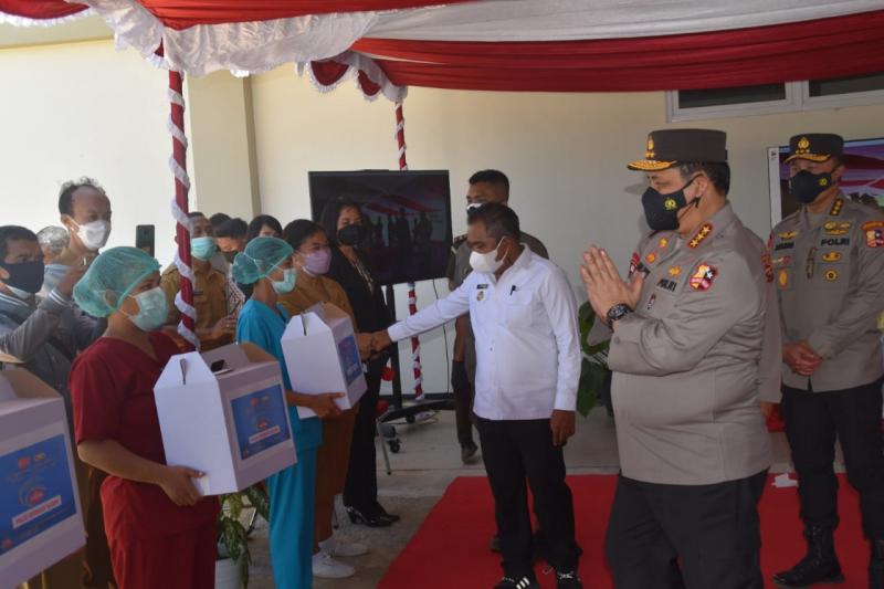  Wakapolri Semangati Nakes dan Pasien Covid-19 di RSUD Pratama Komodo