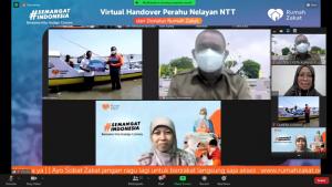  Nelayan di Kota Kupang Terima Bantuan Perahu dari Rumah Zakat