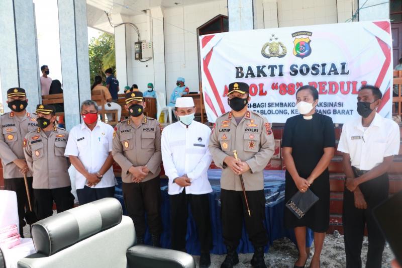 Pererat Rasa Persatuan, Alumni Akpol 88 Gelar Baksos di Tablolong