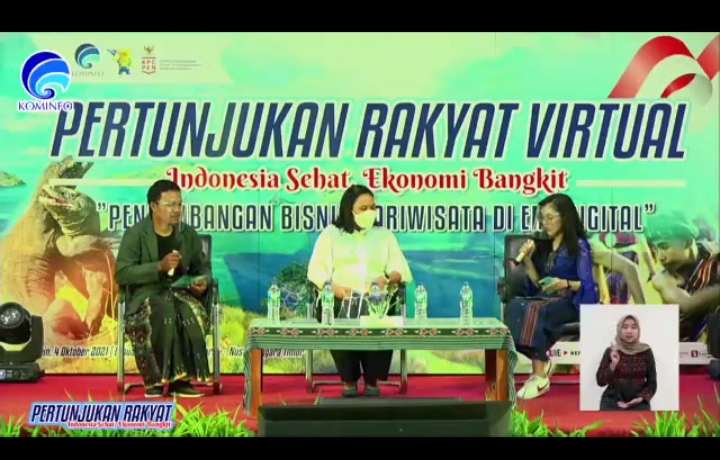 Kemenkominfo RI Gelar Pertunjukan Rakyat Virtual Indonesia Sehat Ekonomi Bangkit di Labuan Bajo
