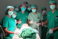 Dibiayai BPJS, Tim Dokter RSUD Prof Johannes Sukses Operasi Bayi Penderita Hidrosefalus Asal TTS