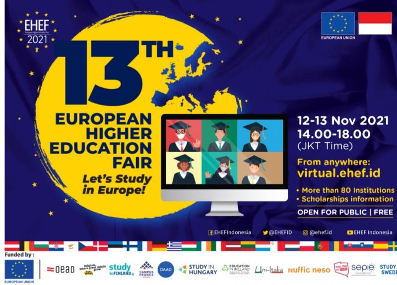 Pameran Perguruan Tinggi Eropa di Indonesia Digelar Online, Diikuti 100 Universitas Terkemuka Eropa