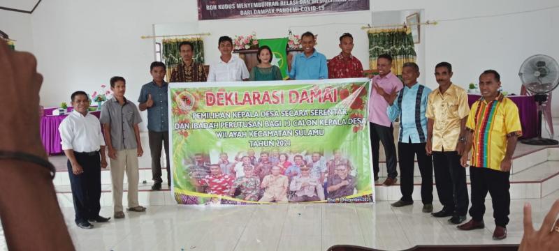 Jelang Pilkades Serentak, Belasan Cakades di Kupang Deklarasi Pilkades Damai