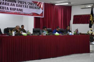 Terima Penjelasan Wali Kota, Delapan Fraksi DPRD Kota Kupang Siap Bahas Rancangan KUA-PPAS 2022