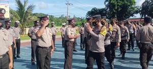 Puluhan Anggota Polres Rote Ndao Naik Pangkat