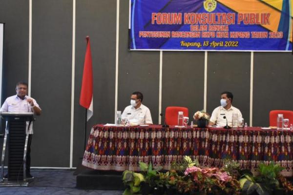 Sekda  Kota Kupang Buka Forum Konsultasi Penyusunan Rancangan RKPD Tahun 2023 