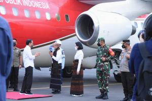 Presiden Jokowi Tiba di Ende, Besok Pimpin Upacara Hari Lahir Pancasila