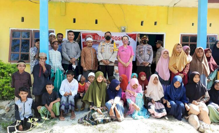Puluhan Anak Pondok Pesantren Dikunjungi Kapolres Kupang