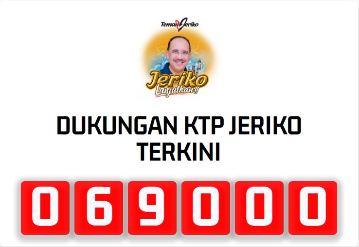 Fantastis! Dukungan KTP untuk Jeriko Maju Pilkada Kota Kupang Tembus 69.000