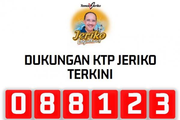 Tersisa 12 Ribu KTP, Target 100 Ribu KTP Antar Jeriko Melalui Jalur ...