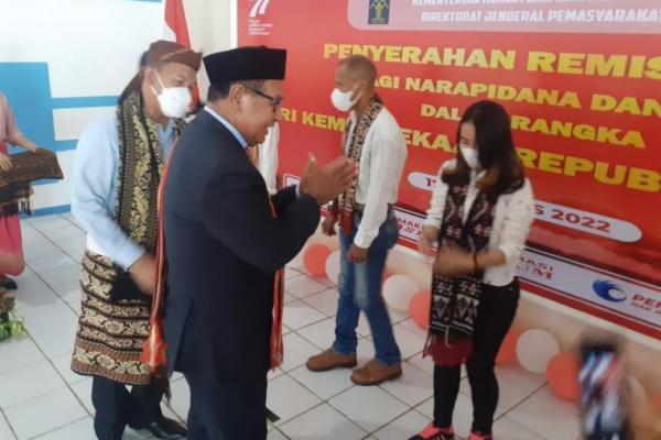  Di HUT ke-77 RI, 2.025 Narapidana di NTT Dapat Remisi, 20 Langsung Bebas