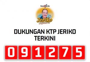 9.000 KTP Lagi, Dukungan untuk Jeriko Capai 100 Ribu KTP