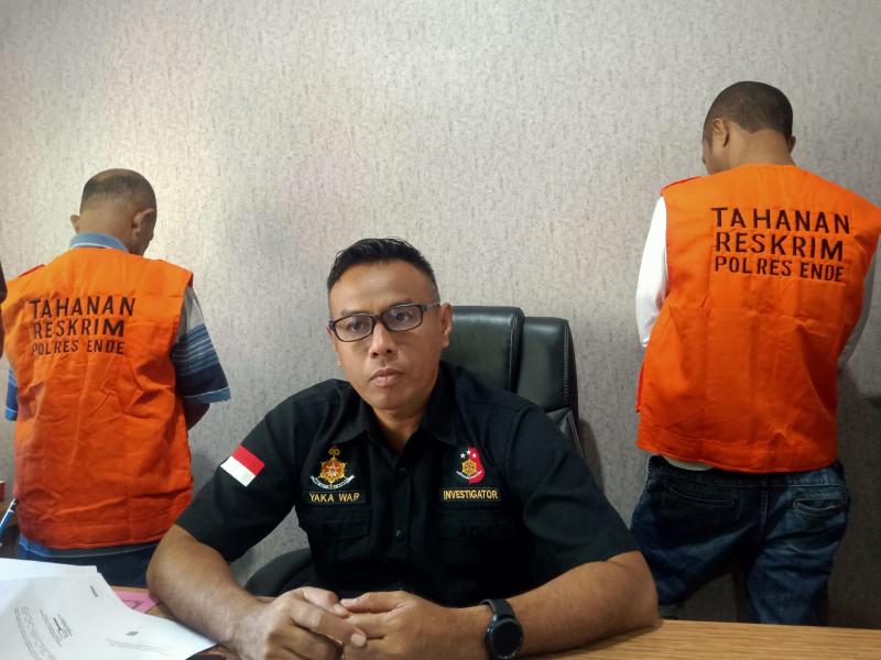 Polres Ende Tahan 2 Tersangka Perdagangan Orang 