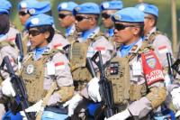 Bawa Misi Perdamaian PBB, Satgas Garuda Bhayangkara FPU 4 Minusca Jalani Pembaretan