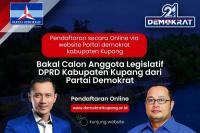  Demokrat Kabupaten Kupang Buka Pendaftaran Caleg Secara Online, Ayo Mendaftar