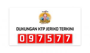 2.500 KTP Lagi, Dukungan untuk Jeriko Genap 100.000