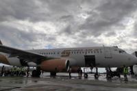 Resmi Masuk Kupang, Kehadiran Super Air Jet Disambut Water Salute di Bandara El Tari