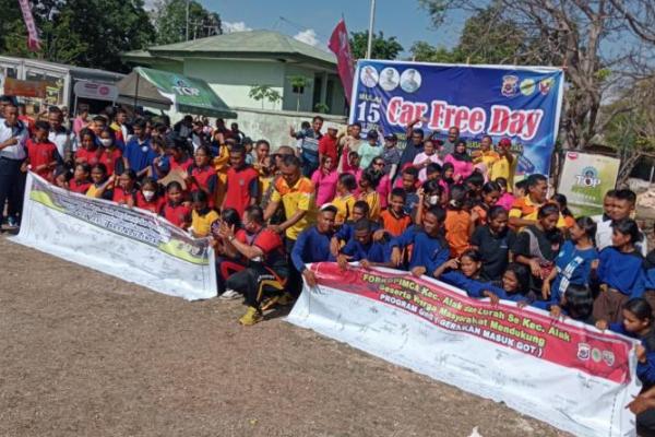 Senam Bersama, Warga Alak Launching Aneka Kegiatan Hingga Gerakan Masuk Got