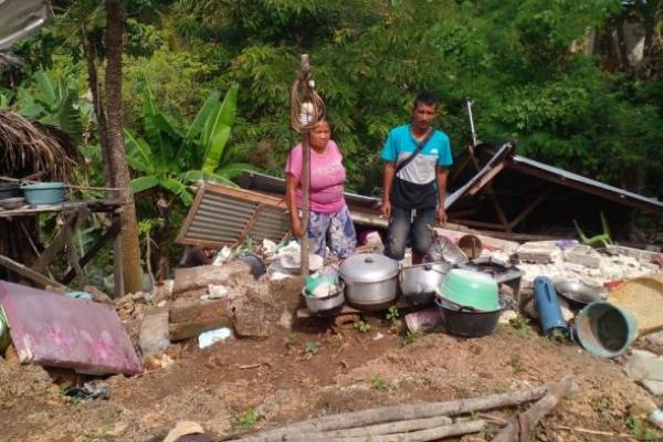 Gempa di Kupang Robohkan Sejumlah Rumah di Amarasi Selatan