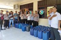 Ratusan Liter Miras antar Kabupaten Diamankan Polres Sikka