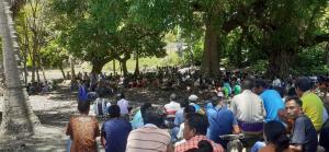 Petani Rumput Laut Rote Ndao Protes Maurice Blackburn-Bank BRI yang Tak Adil Tetapkan Harga