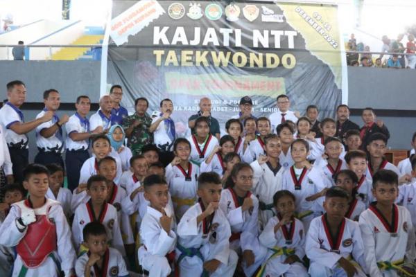 845 Atlet Taekwondo Berlaga di Kajati NTT Taekwondo Open Tournament