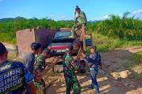 Penyelundupan Rangka Mobil dari Timor Leste Digagalkan Satgas Pamtas RI-RDTL Sektor Timur