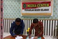 Beri Pelayanan Prima untuk Pencari Keadilan, PN Oelamasi-Posbakum Advokasi Indonesia Teken MoU