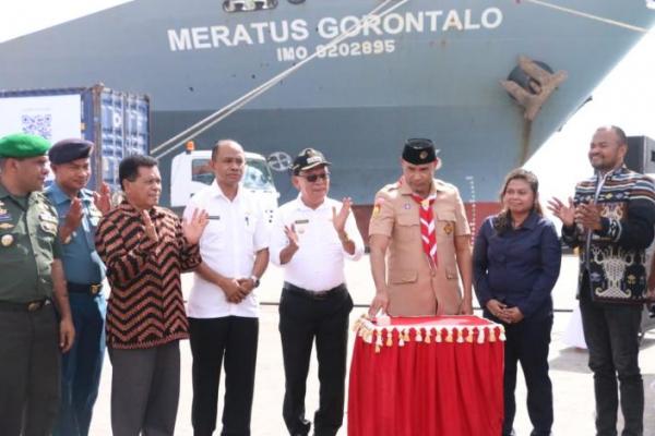 Gubernur NTT Launching Pelayaran Perdana KM Meratus Gorontalo