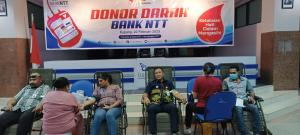 Aksi Mulia Bank NTT Donor Darah 100 Kantong, Dirut Alex: Moment Memaknai Pra Paskah 