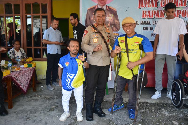 Bertemu Kapolda NTT, Anggota Garamin Minta Dilayani SIM Khusus Difabel