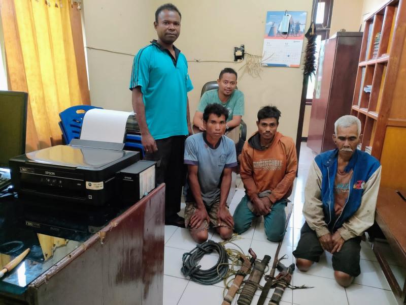 Polisi di Sumba Timur Kembali Bekuk Kawanan Pencuri Ternak 