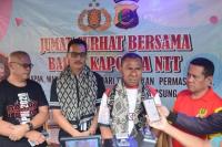 Serap Aspirasi Warga, Kapolda NTT Senam Bersama dan Dialog dengan Mahasiswa
