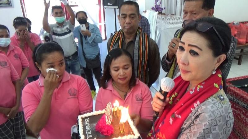 Berkunjung ke Lapas Perempuan Kupang, Istri Gubernur NTT Dibuat Menangis 