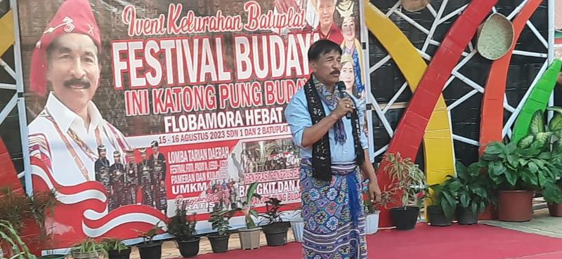  Buka Festival Budaya Kelurahan Batuplat, Pj Wali Kota Minta Tampilkan Kuliner Daerah