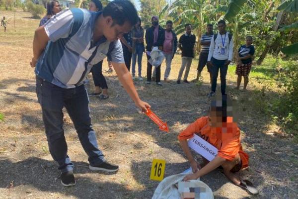  Lengkapi Berkas Perkara, Polisi Reka Ulang Kasus Siswi SMA Buang Bayi di Oesao